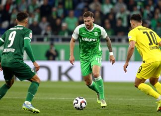 Wolfsburg steigt mit 3:1-Sieg gegen Union Berlin auf Platz 5