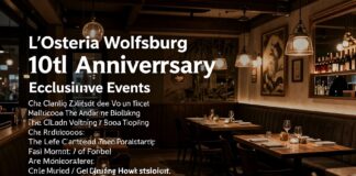 L’Osteria Wolfsburg feiert 10-jähriges Jubiläum mit exklusiven Events
