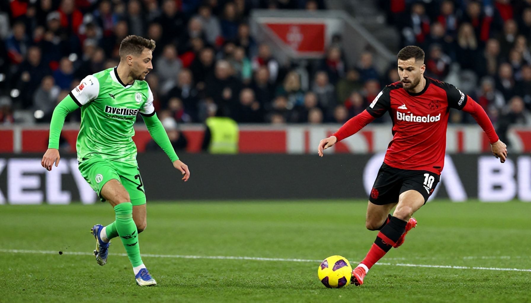 Leverkusens Chancen und Fehlpässe