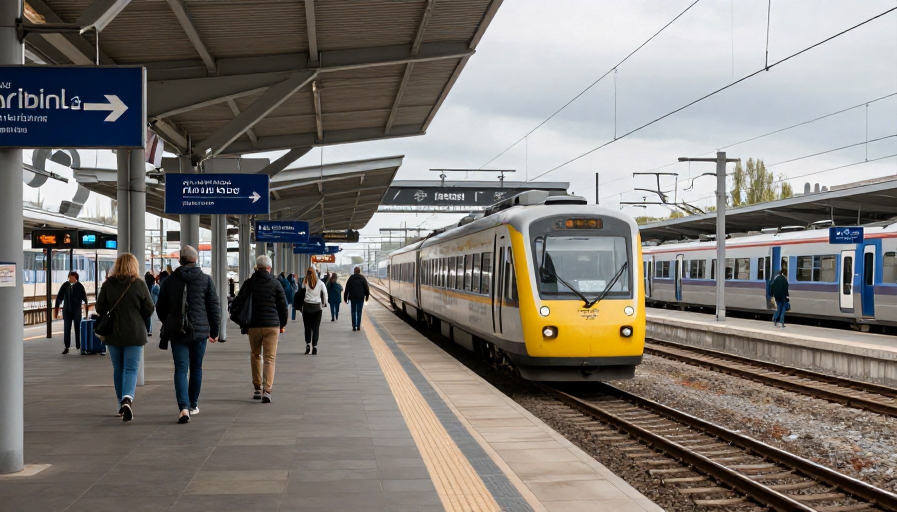 Moderne Infrastruktur für Reisende