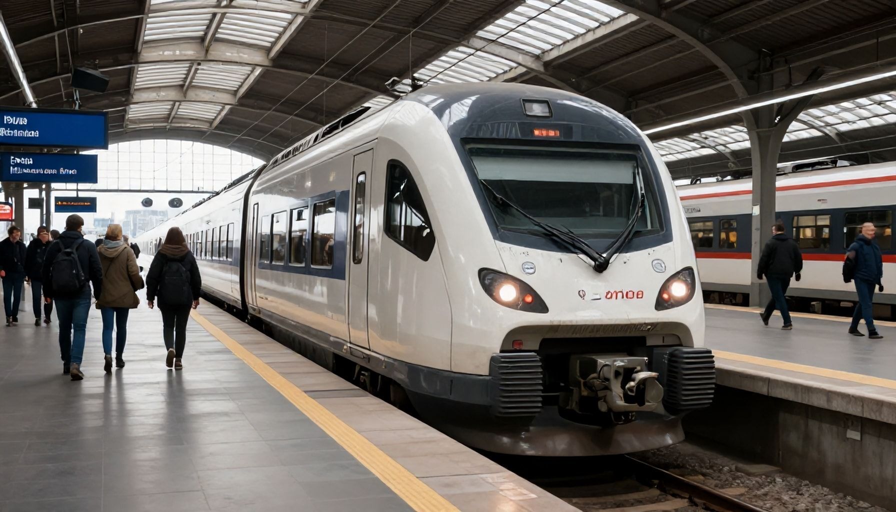 Moderne Technik am Hauptbahnhof
