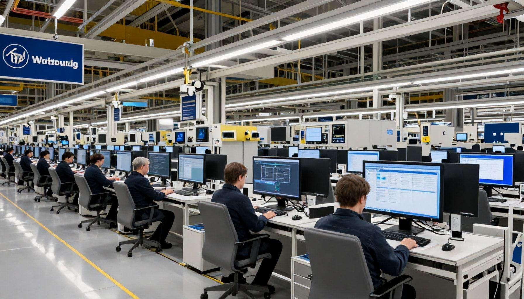 Moderne Technologie treibt die Produktion an