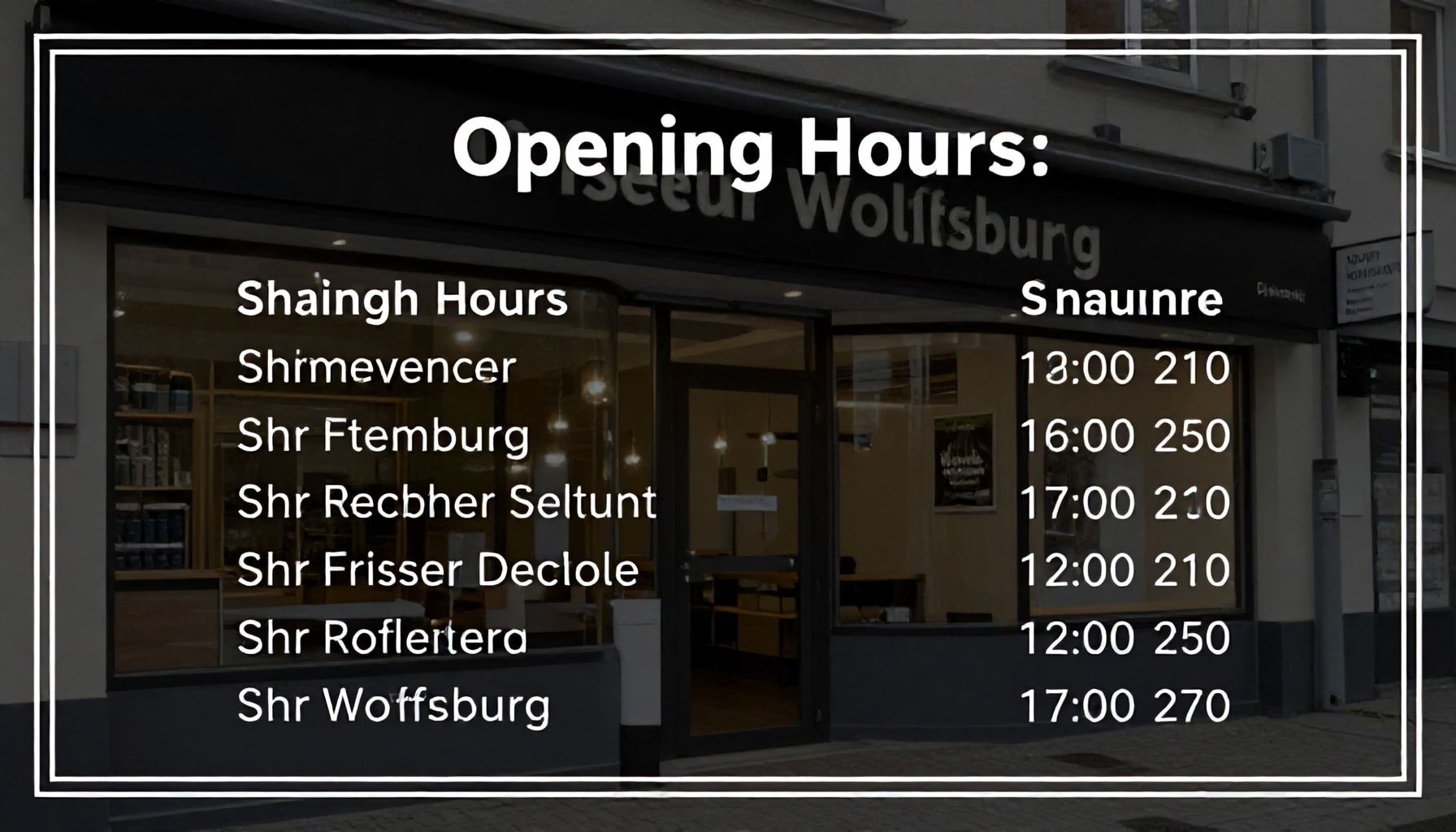 Öffnungszeiten und Services im Überblick