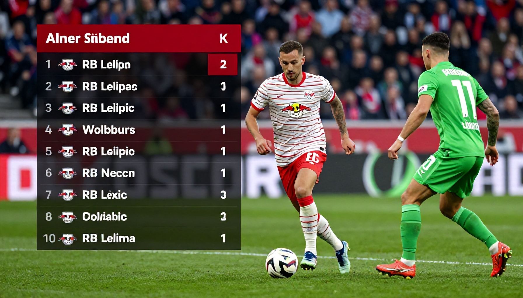 RB Leipzig festigt Tabellenführung