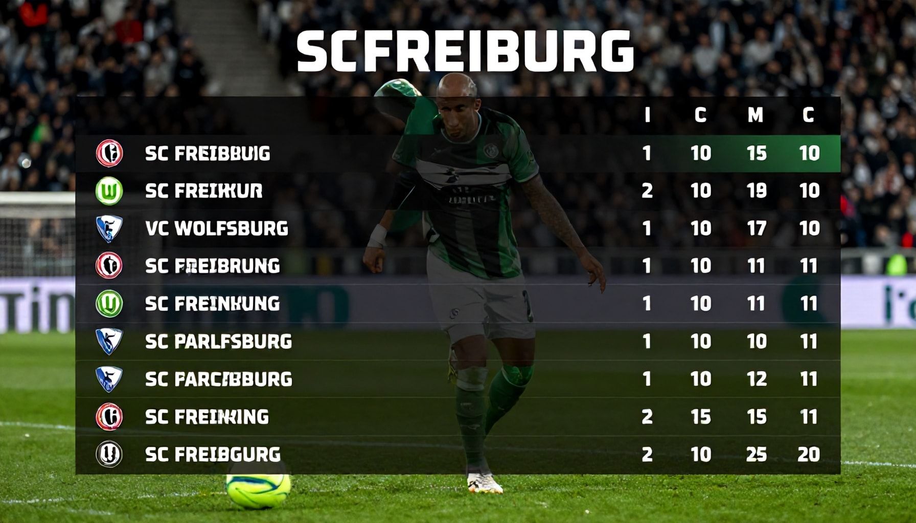 SC Freiburgs Aufstieg in der Tabelle