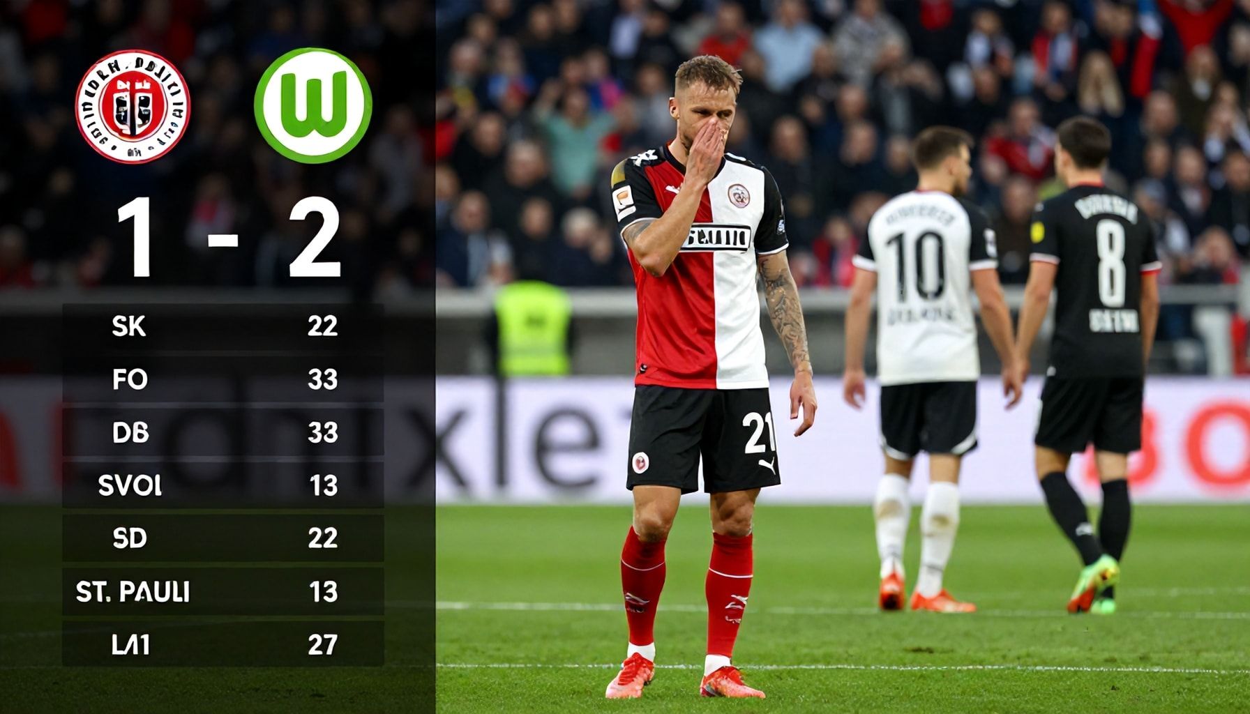 St. Paulis Reaktion auf die Niederlage