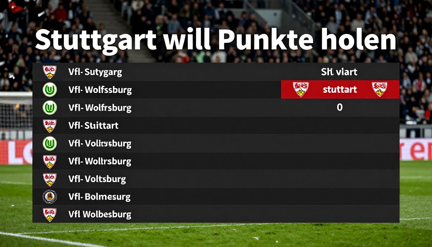 Stuttgart will Punkte holen