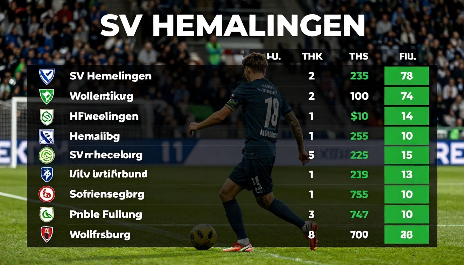 SV Hemelingen: Ein Blick auf die Statistiken