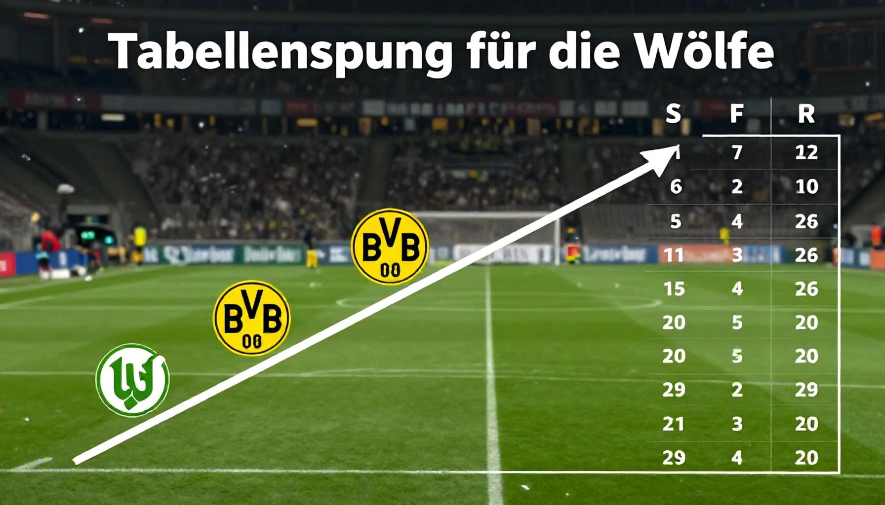 Tabellensprung für die Wölfe