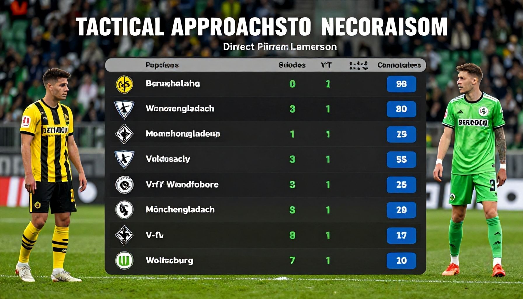 Taktische Ansätze im direkten Vergleich