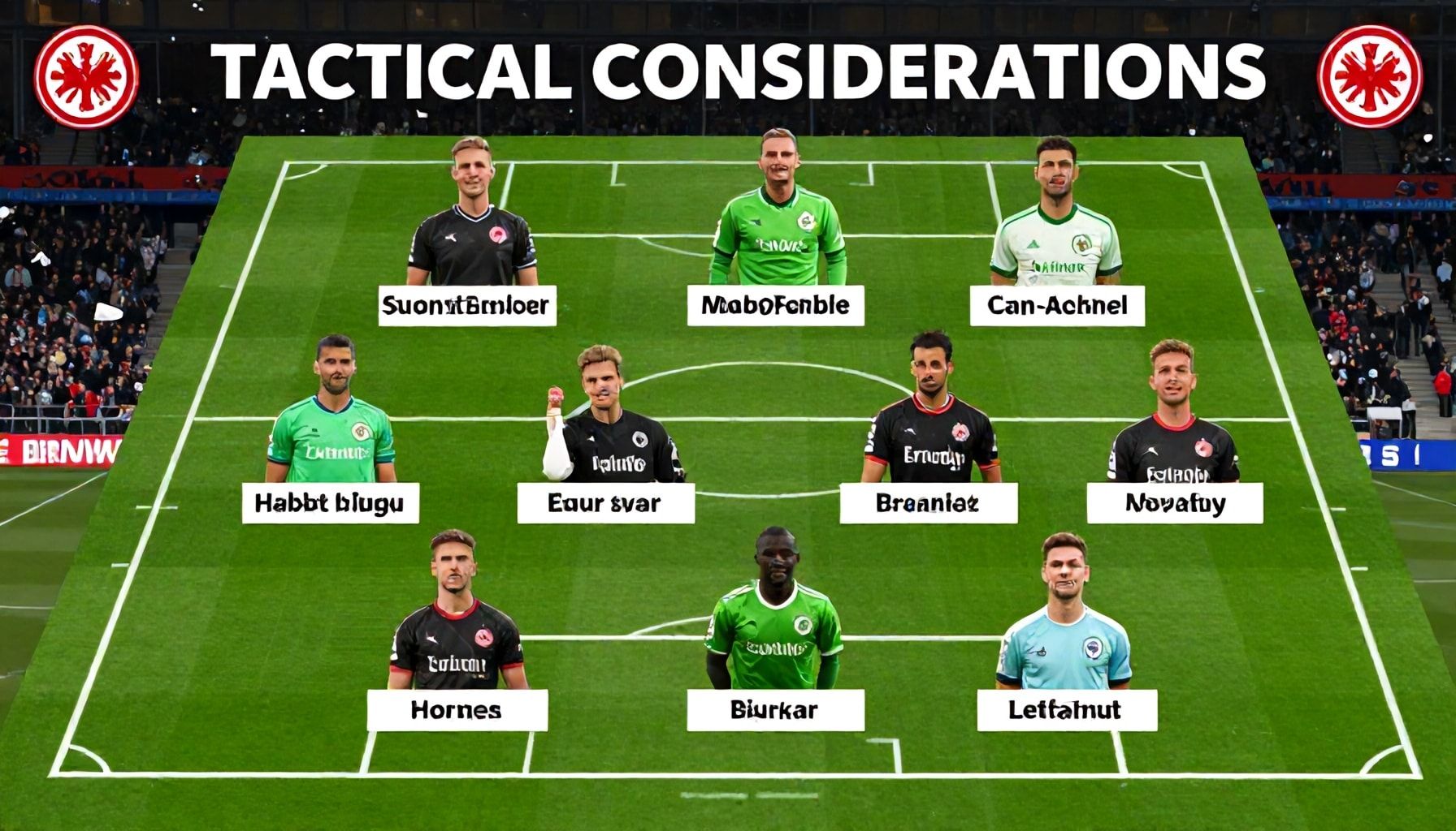 Taktische Überlegungen: Wie Frankfurt aufstellt