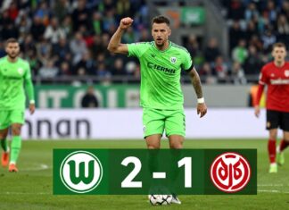 VfL Wolfsburg mit 2:1-Sieg gegen Mainz 05