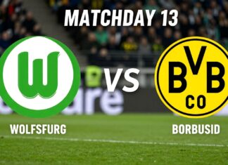 Wolfsburg trifft auf Dortmund: 13. Spieltag der Bundesliga