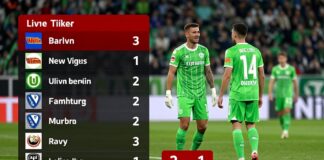 Union Berlin besiegt Wolfsburg mit 2:1 in spannendem Bundesliga-Duell