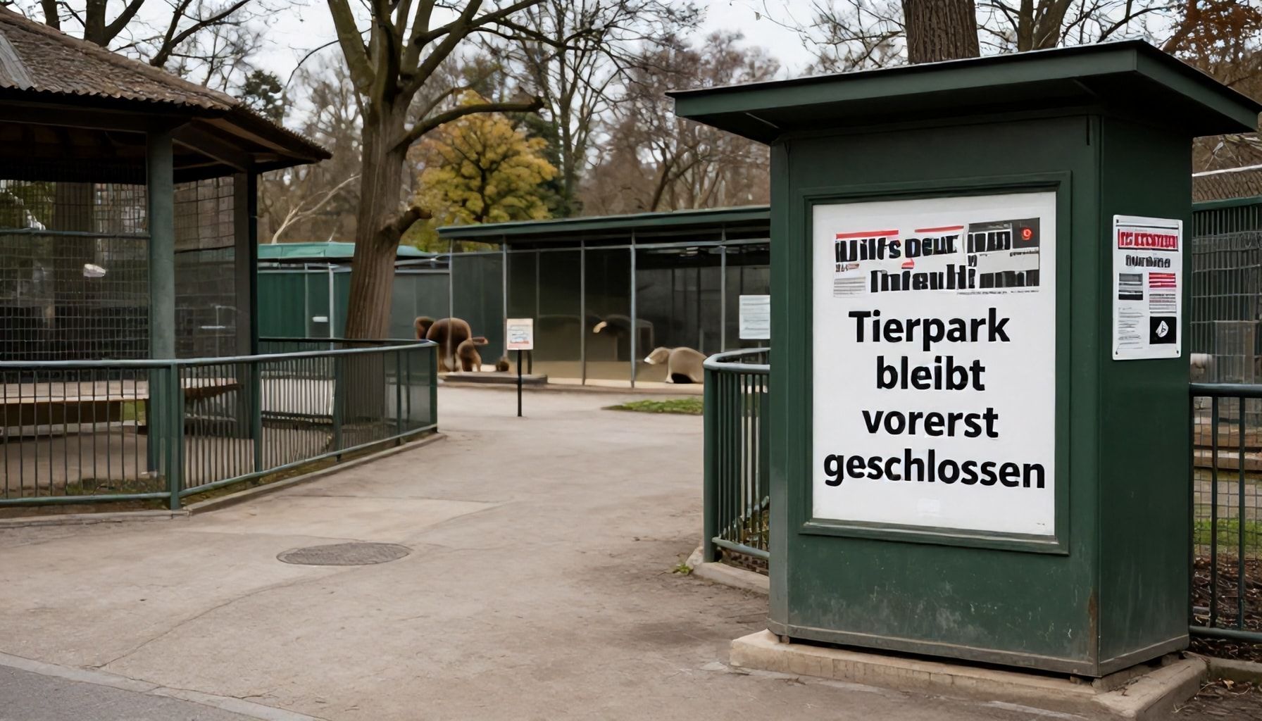 Tierpark bleibt vorerst geschlossen