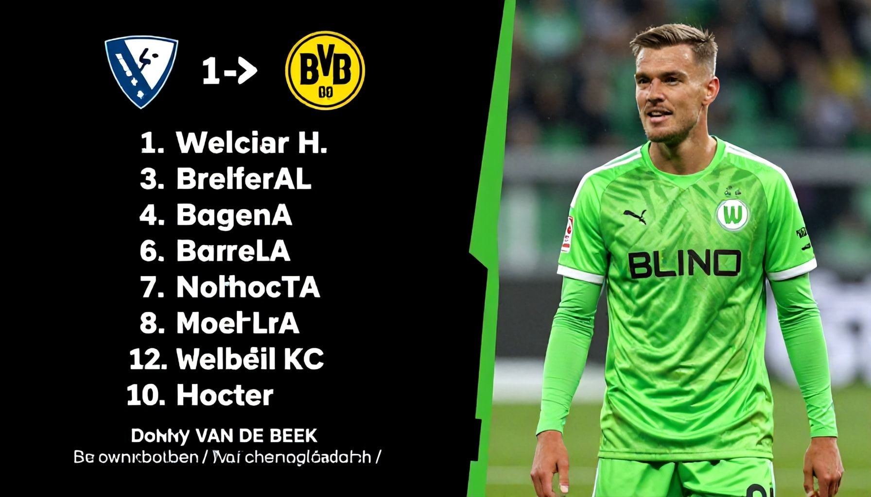 Van de Beek ersetzt Arnold