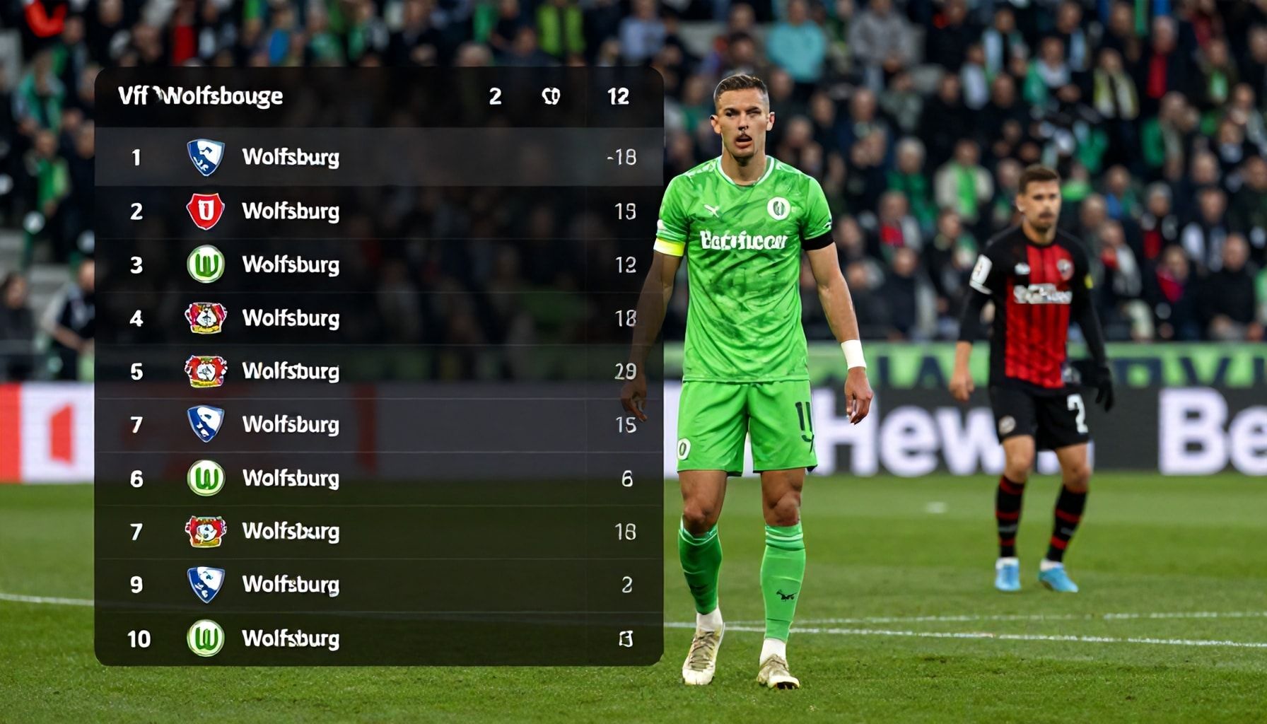VfL Wolfsburg festigt Tabellenführung