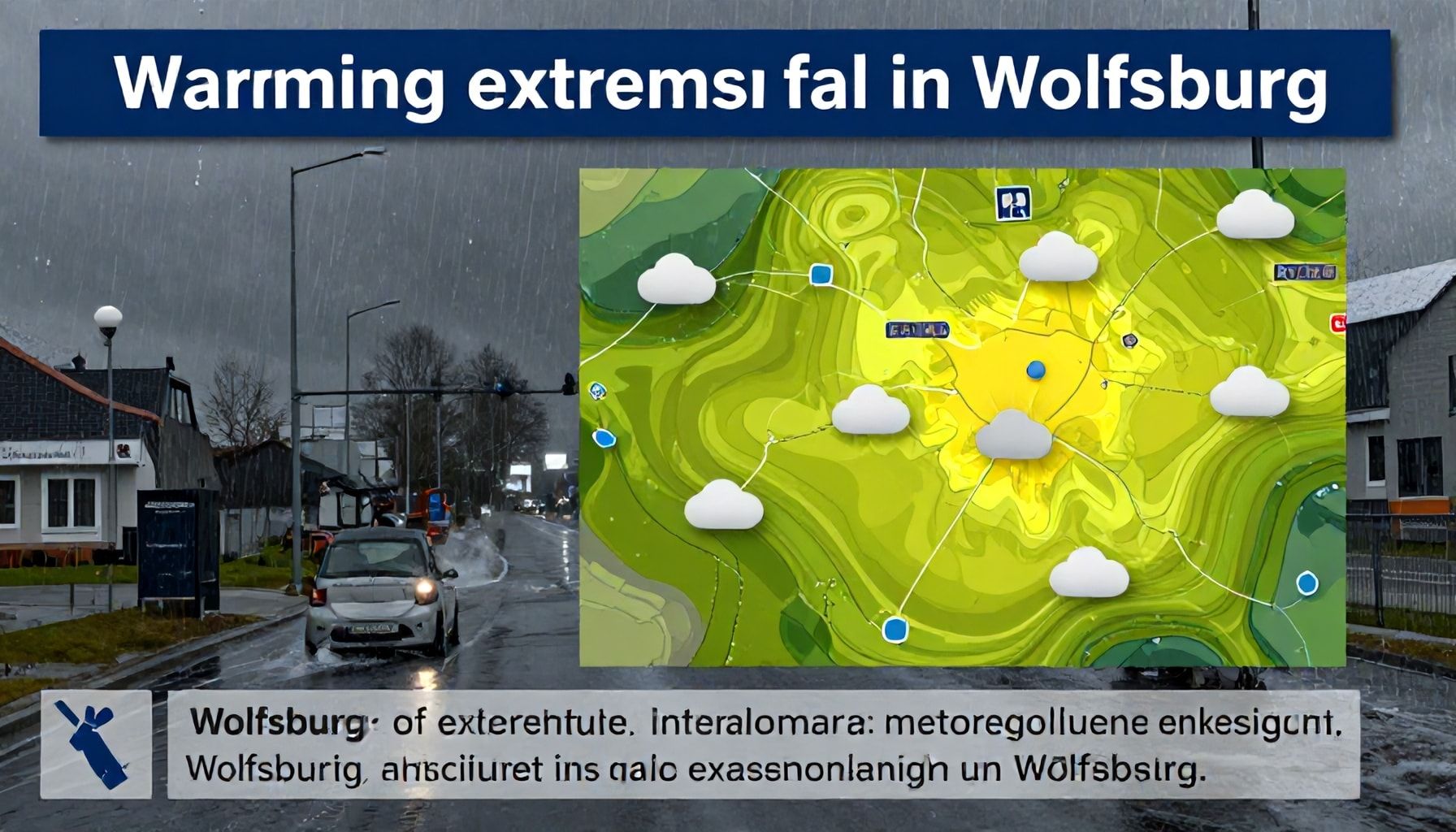 Warnung vor extremen Niederschlägen