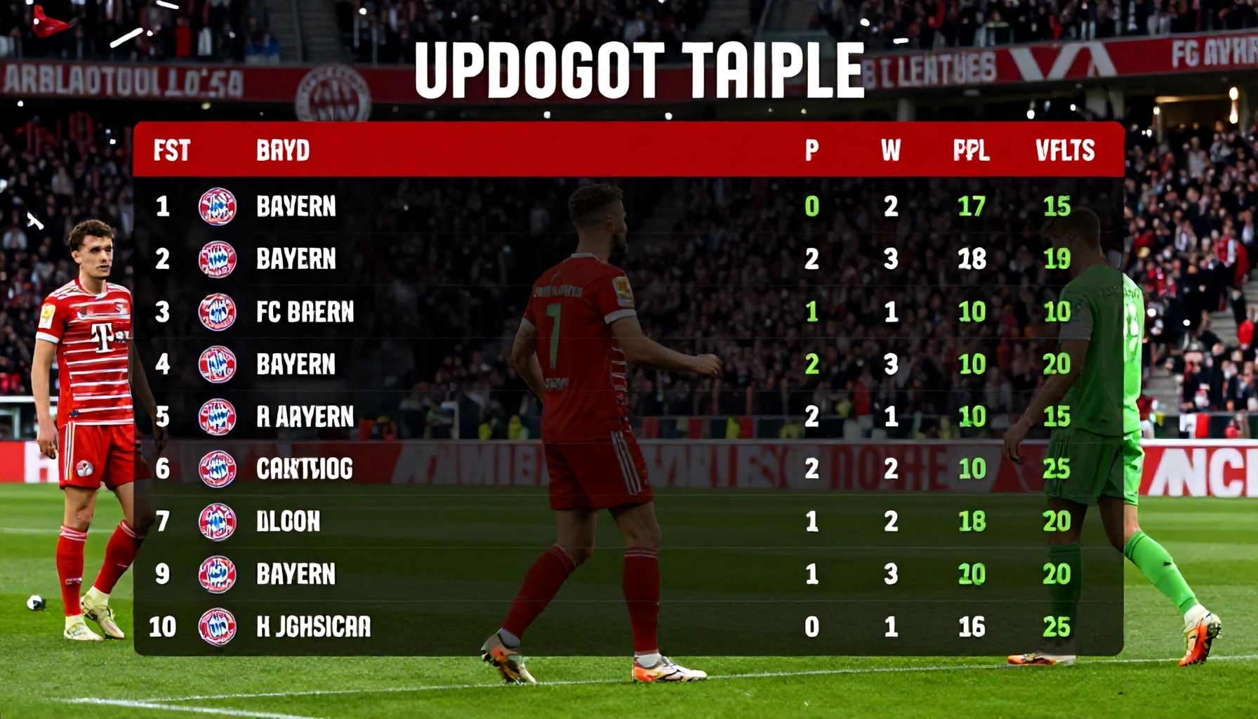 Was das Ergebnis für die Tabelle bedeutet