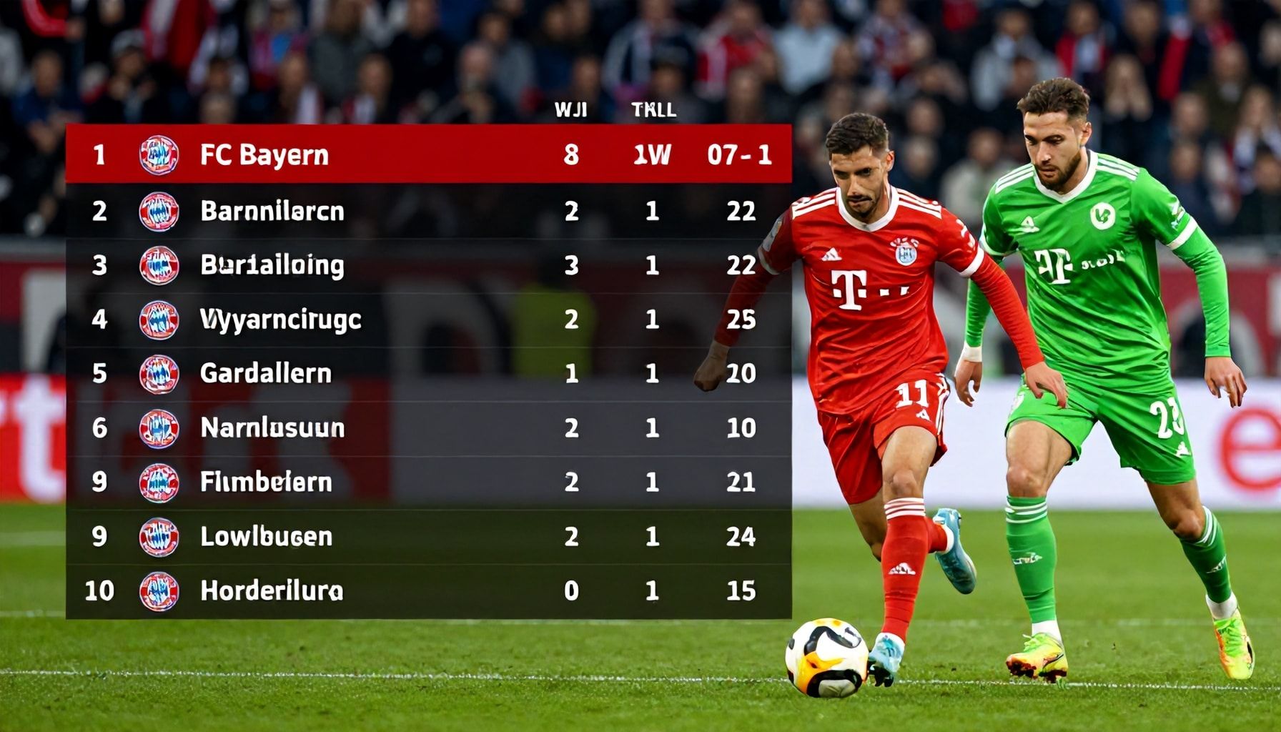 Was das Spiel für die Tabelle bedeutet