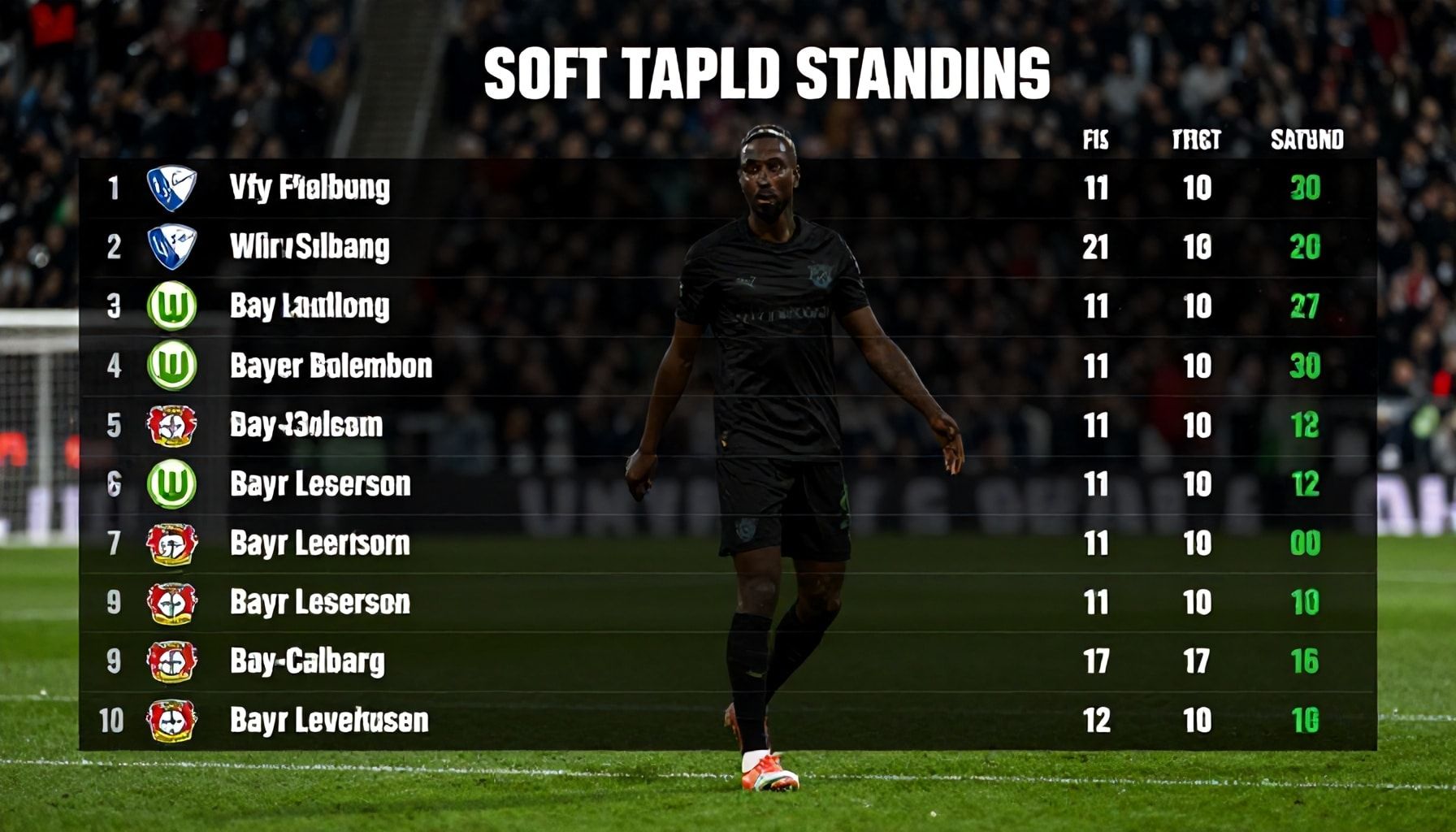 Was die Tabelle für den Rest der Saison bedeutet