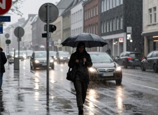 Rekordregen in Wolfsburg: Über 100 Liter pro Quadratmeter