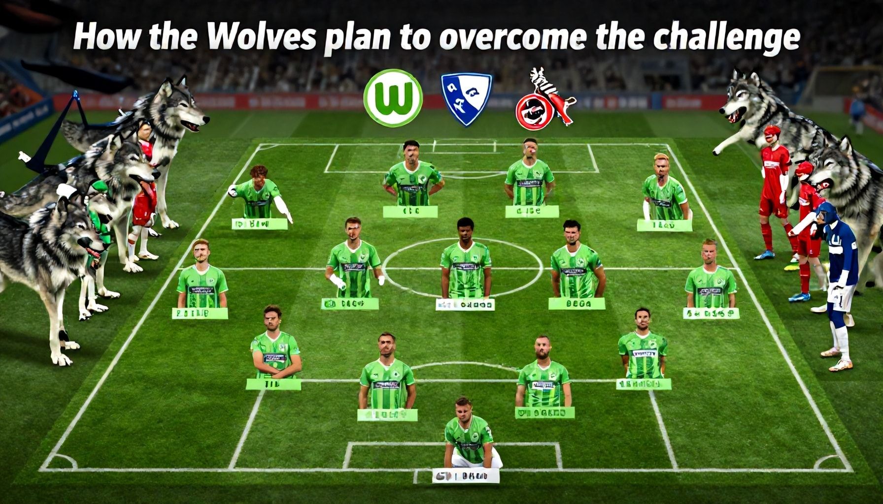 Wie die Wölfe die Herausforderung meistern wollen