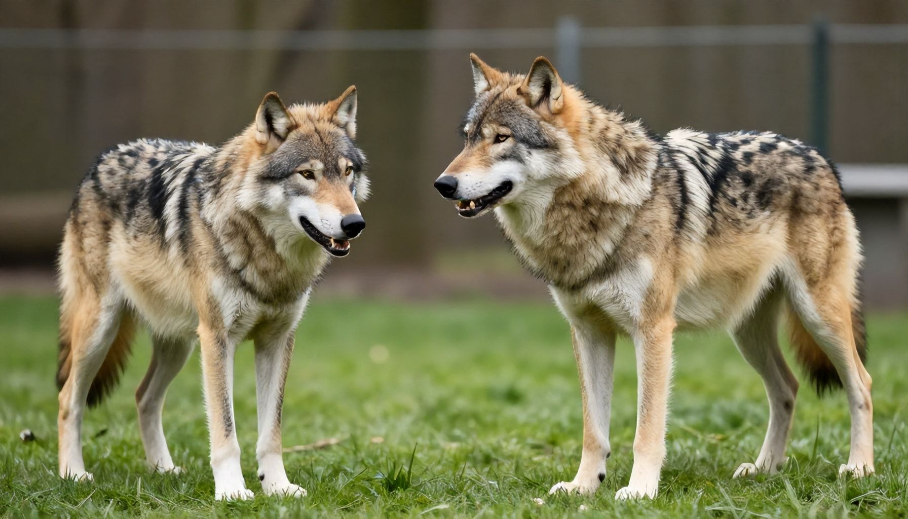 Wölfe in menschlicher Obhut