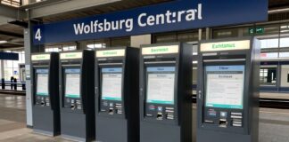 Neue Fahrkartenautomaten ab 15. Mai an Wolfsburg Hauptbahnhof