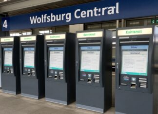 Neue Fahrkartenautomaten ab 15. Mai an Wolfsburg Hauptbahnhof