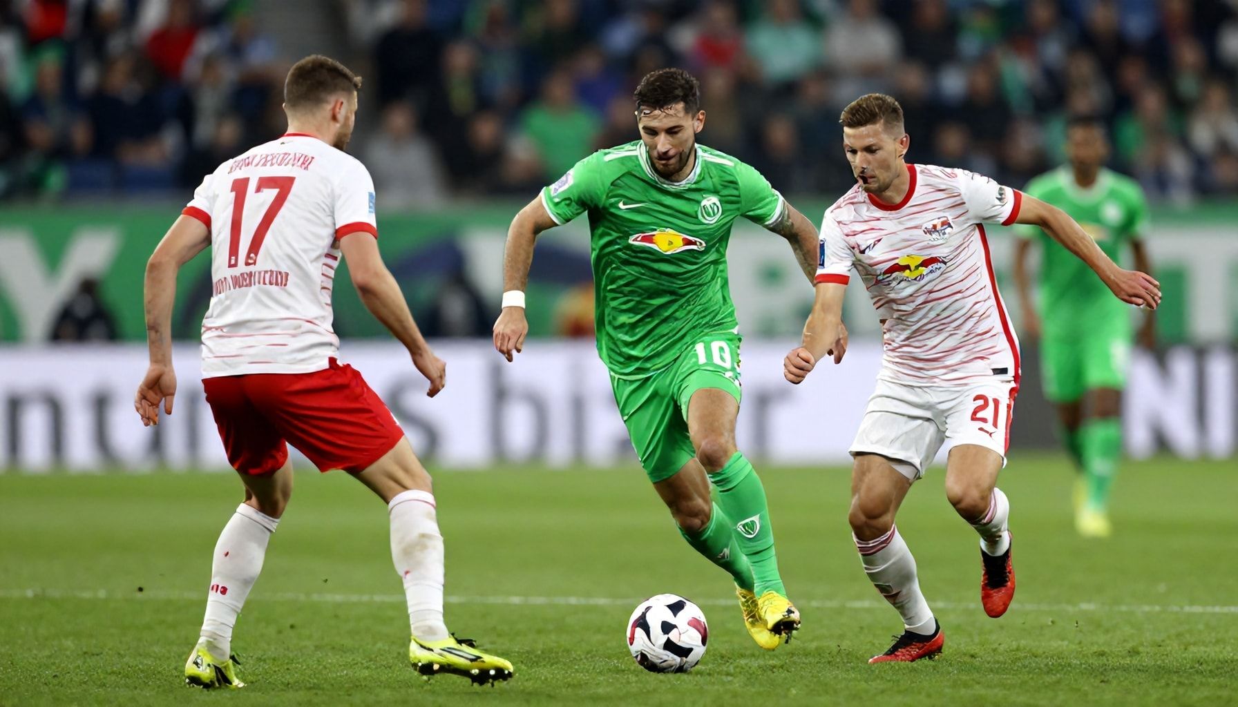 Wolfsburg startet stark in die Begegnung