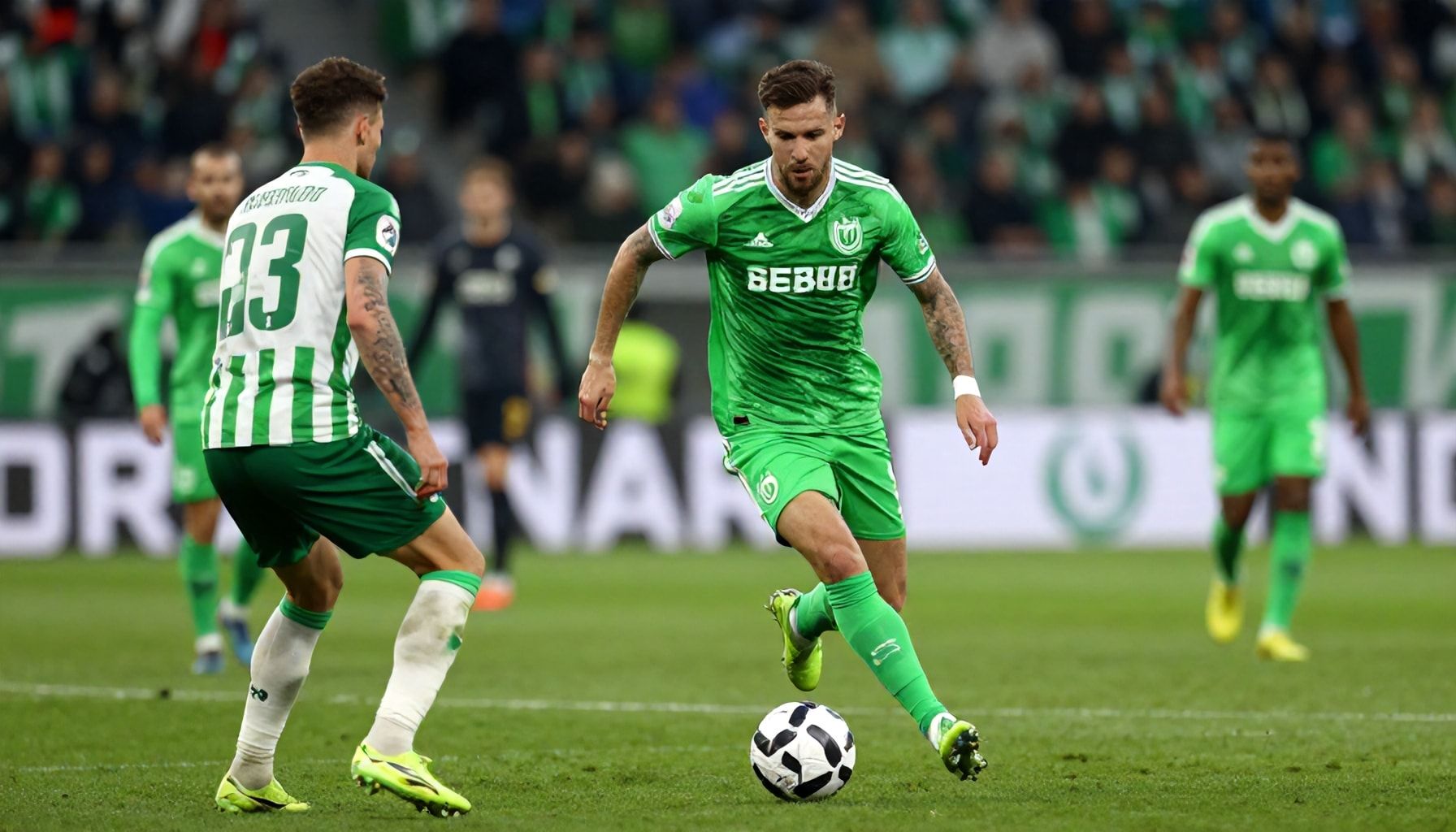 Wolfsburg startet stark in die Partie