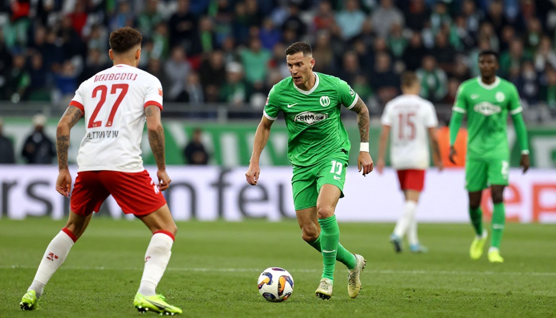 Wolfsburg zeigt kämpferische Leistung trotz Niederlage