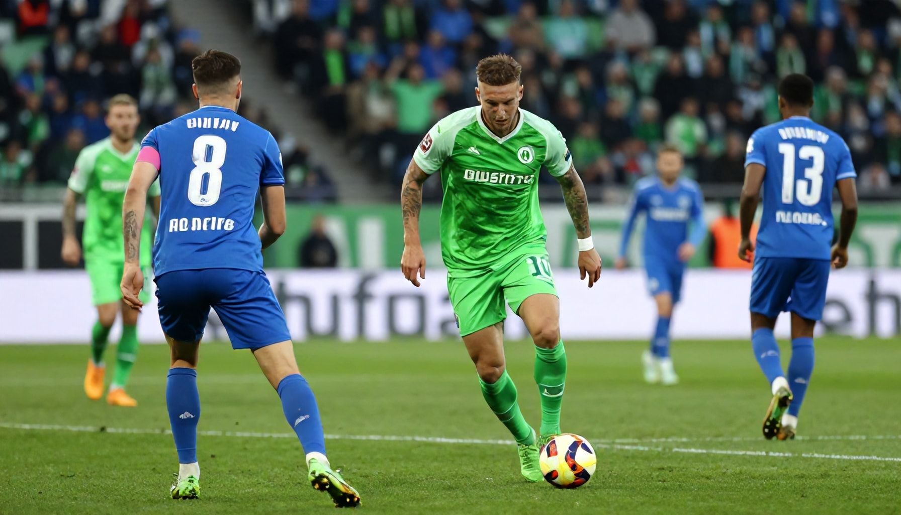 Wolfsburg zeigt starke erste Hälfte