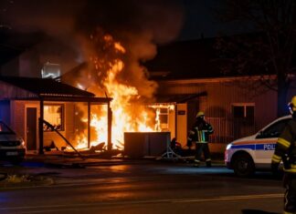 Brandstiftung in Wolfsburg: Polizei sucht Zeugen nach nächtlichem Feuer
