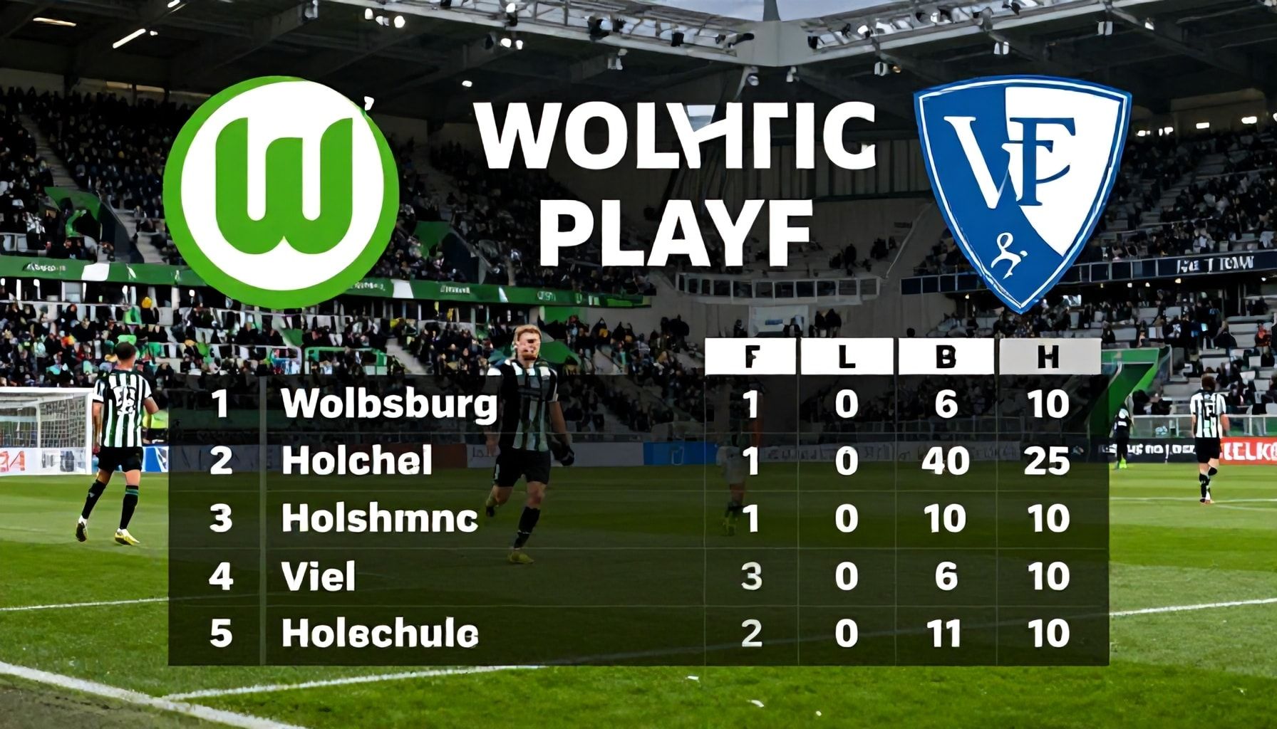 Wolfsburgs Aufstiegsspiel gegen Holstein Kiel