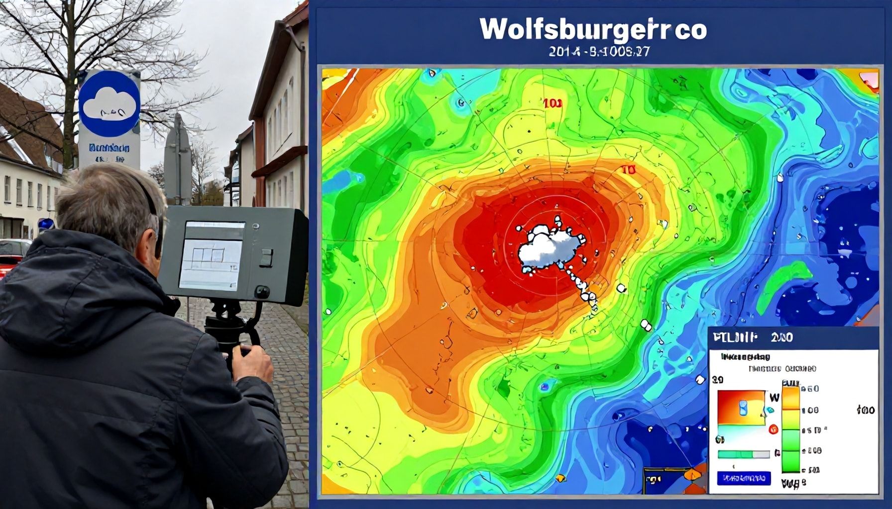 Wolksburgs Wetterlage im Blick