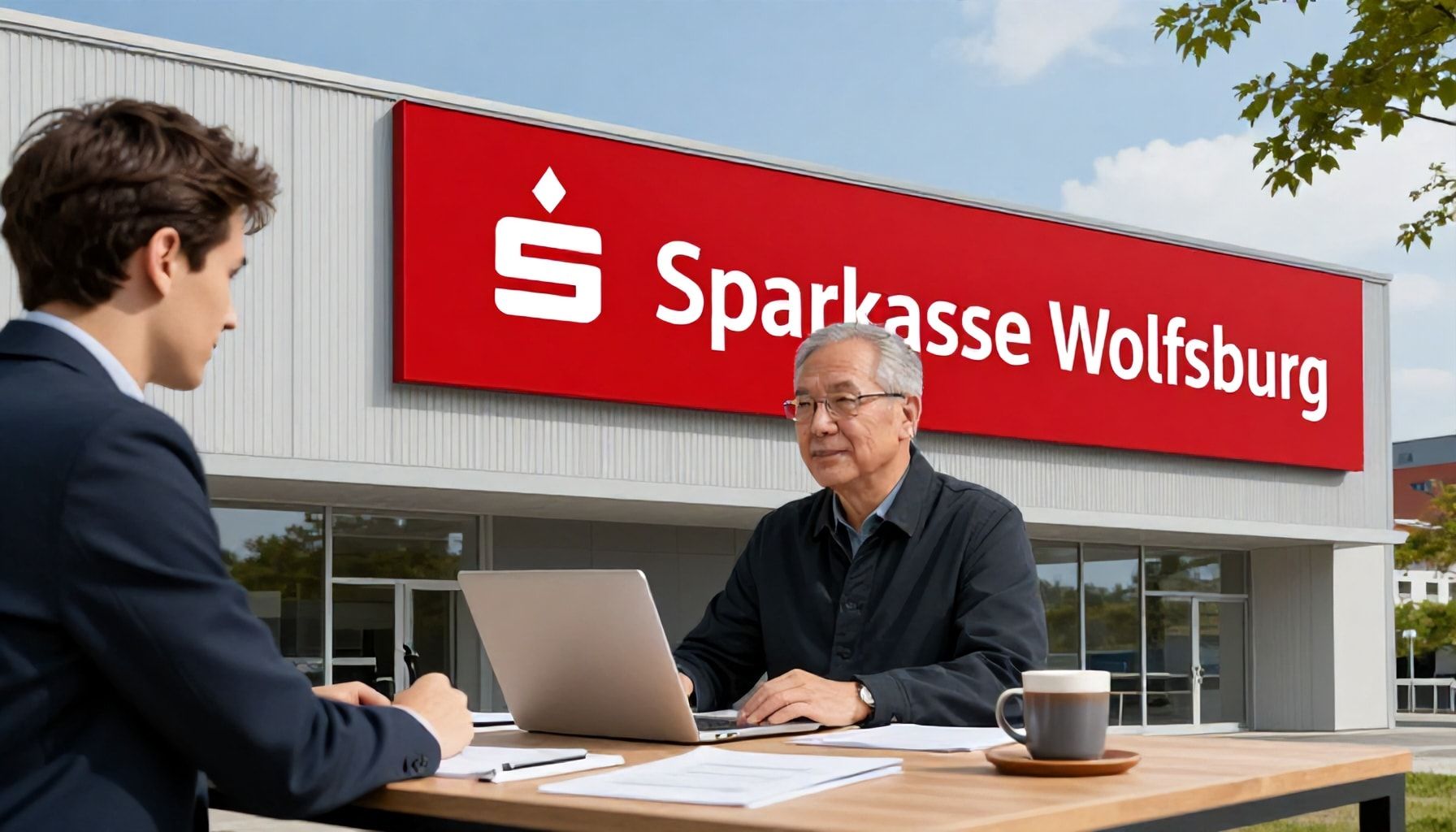Zukunftspläne der Sparkasse