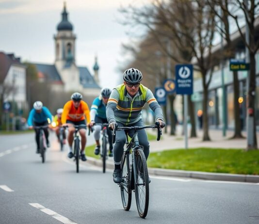 Wolfsburg erlebt einen bemerkenswerten Anstieg der Radfahrer Wolfsburg is experiencing a remarkable increase in cyclists.