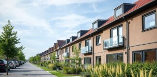 Wolfsburg erlebt einen Boom im nachhaltigen Wohnen Wolfsburg is experiencing a boom in sustainable housing.