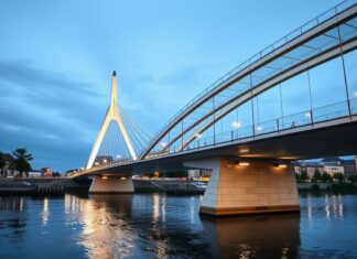 Wolfsburg erlebt einen historischen Tag: Neue Brücke verbindet die Stadt Wolfsburg is experiencing a historic day: a new bridge connects the city.