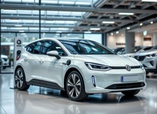 Wolfsburg erlebt einen Rekordanstieg der Elektroauto-Verkäufe Wolfsburg is experiencing a record increase in electric car sales.