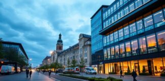 Wolfsburg erlebt einen Wandel: Neue Technologien prägen die Stadt Wolfsburg is experiencing a transformation: New technologies are shaping the city.