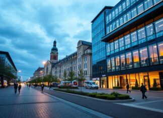 Wolfsburg erlebt einen Wandel: Neue Technologien prägen die Stadt Wolfsburg is experiencing a transformation: New technologies are shaping the city.