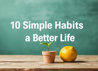 10 Einfache Gewohnheiten für ein besseres Leben 10 Simple Habits for a Better Life