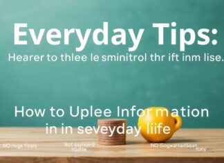 Alltagstipps: So nutzen Sie wertvolle Infos im Alltag Everyday Tips: How to Use Valuable Information in Everyday Life