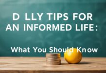 Tägliche Tipps für ein informiertes Leben: Was Sie wissen sollten Daily Tips for an Informed Life: What You Should Know