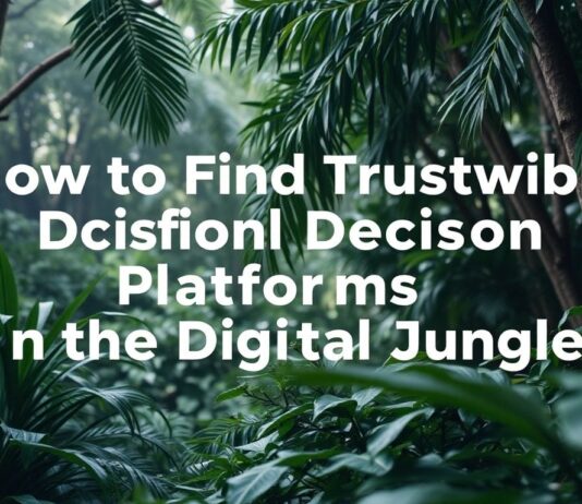 Wie man vertrauenswürdige Entscheidungsplattformen im digitalen Dschungel findet How to Find Trustworthy Decision Platforms in the Digital Jungle